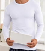 Men's High Stretch Fleece Lined Thermal Shirt Long Sleeve Base Layer