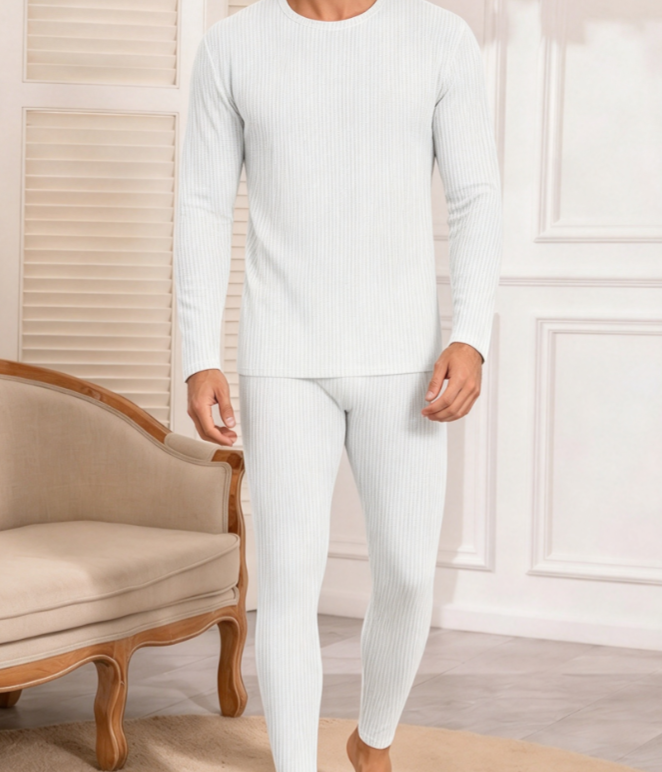 49 Men's Long Johns Thermal Underwear Set Top and Bottom - Image 1