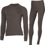 Women's Fleece Lined Thermal Underwear Set for Outdoor Activities - Image 2
