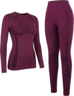 Women's Warm Thermal Underwear Set Long Johns Winter Base Layer - Image 2